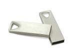 Popular Gift USB Flash Drive 1Gb-128Gb Silver Color Metal USB Flash Drive