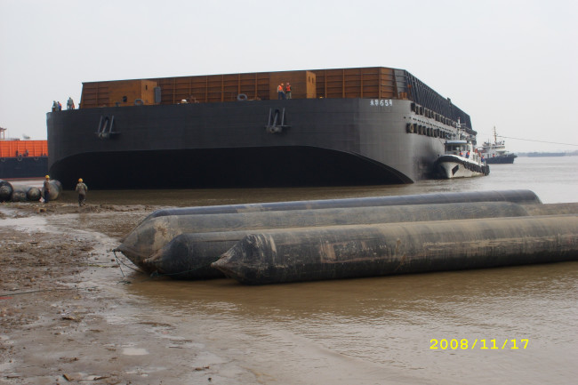 Natural Rubber Ship Launching Airbags Overall Winding Docking Marine Salvage Airbags