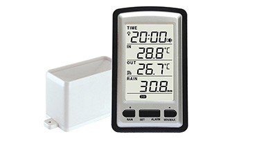 Digital Household Rain Gauge with Wireless Tipping-Bucket Design Battery Life 12 Months