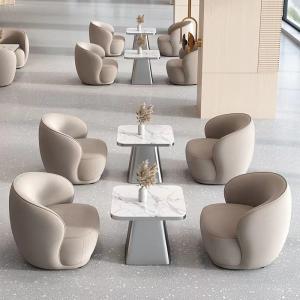 Wholesale 4 Seater Luxury Coffee Table Sets Customized Hotel Lobby Room Fabric from china suppliers