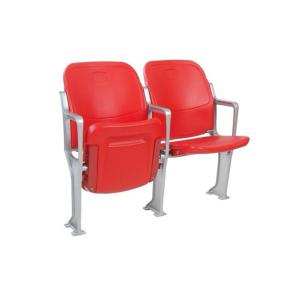 Wholesale Big Red Back Height 880mm Folding Stadium Chair With Armrests Impact Resistance from china suppliers