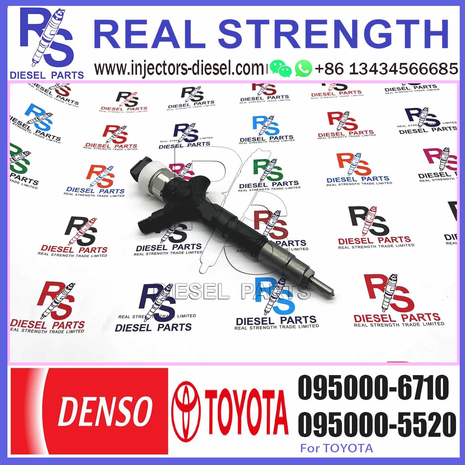 23670-39265 23670-30290 23670-39165 Genuine diesel fuel injector 095000-7810 0950007810 095000-7820 095000-7010 095000-6