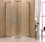 Automatic Curved interior Home frosted glass frameless shower doors