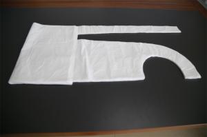 Wholesale White Disposable Poly Aprons For Housework / Medical Industry Clothing Protection from china suppliers