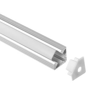 Wholesale Coating Corner LED Strip Profile 19mm*19mm 6063 Aluminum Extrusion from china suppliers