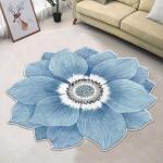 Irregular Living Room Floor Carpets Gold Diamond Velvet Flower Bedroom Sofa