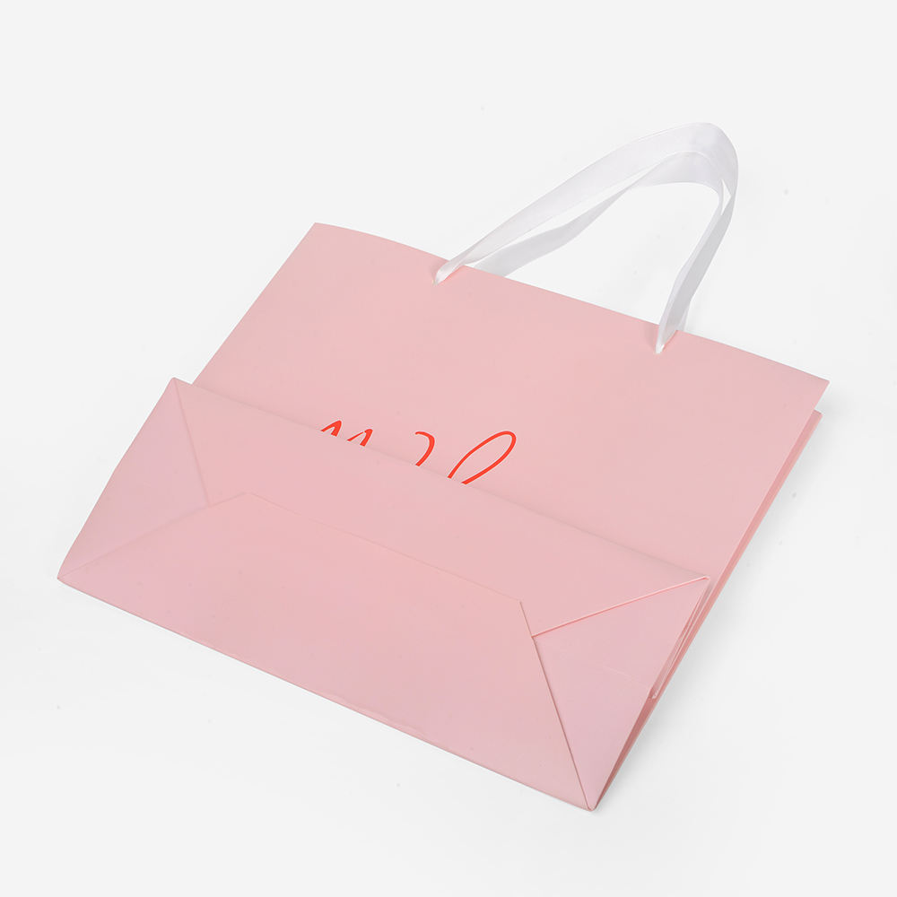 Custom Order Sealing Handle Hand Length Handle Paper Bag with Your Logo