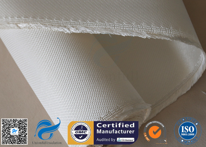 High Silica Fabric 36OZ White 1.3MM 1200℃ High Temperature Furnace Door Lining