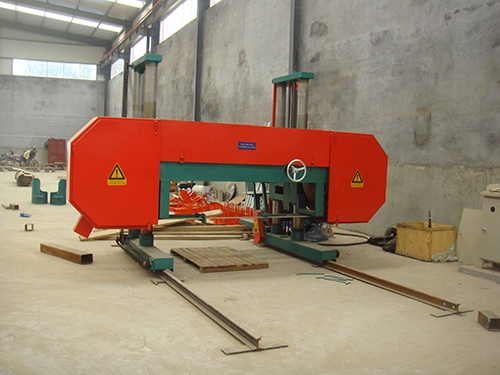 MJ2000 automatic heavy duty large horizontal band sawmill