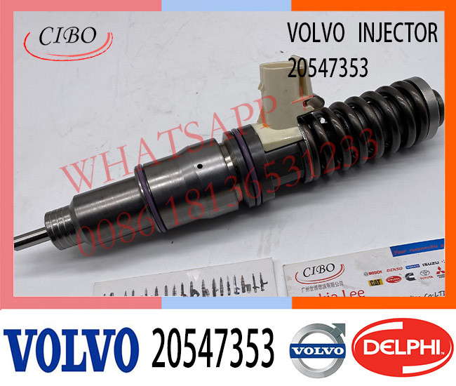 20547353 BEBE4D00003 9.5 MM BORE L207PBC E3.0 VOL TRUCK FH12 Diesel Engine Fuel Injector 20510724 85000223