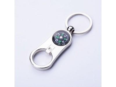 Metal Alloy Compass Keychain Bottle Opener,Die casting zinc alloy metal compass
