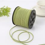 Suede Leather Velvet Wired Ribbon 3mm Double Sided Velvet Ribbon