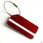 Aluminium alloy luggage tag, metal baggage tag, boarding pass, identity card,