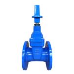 24 Inch Flange Type Rubber Seated Sluice Valve Ductile Iron