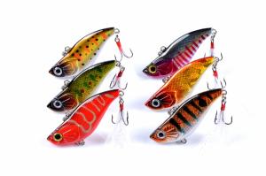 Wholesale Far Throwing Fishing Lures Baits Plastic 5.8cm 13.5g Black Full Swimming Layer from china suppliers