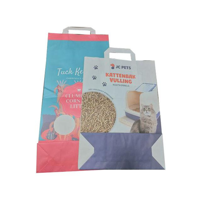 Customizable No Dust Tofu Silica Gel Cat Litter Trash Bags Moisture Proof