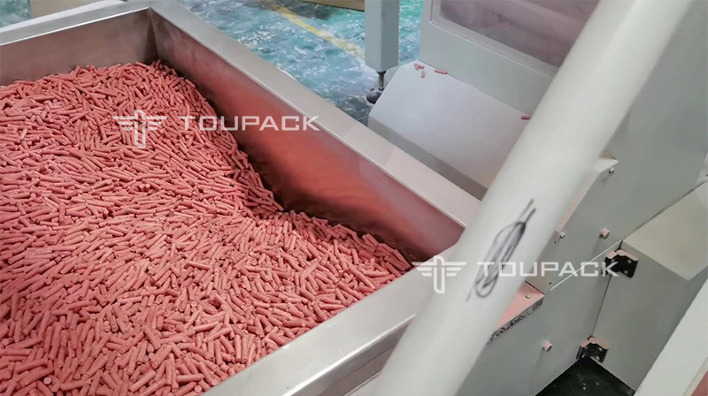 Full Automatic Vertical Granule Packing Machine Dog Cat Food Packaging Fish Turtle Animal Feed Weighing