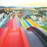 Childrens Trumpet Water Slide Fibreglass Swimming Pool Slide For 5 - 8 Passenger