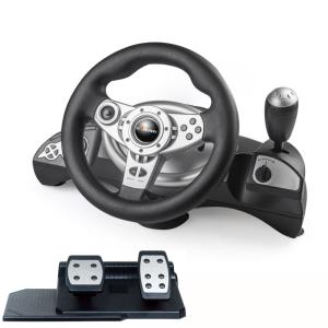 Wholesale Universal Wired Video Game Steering Wheel Compatible with PS3/PS2/PC from china suppliers