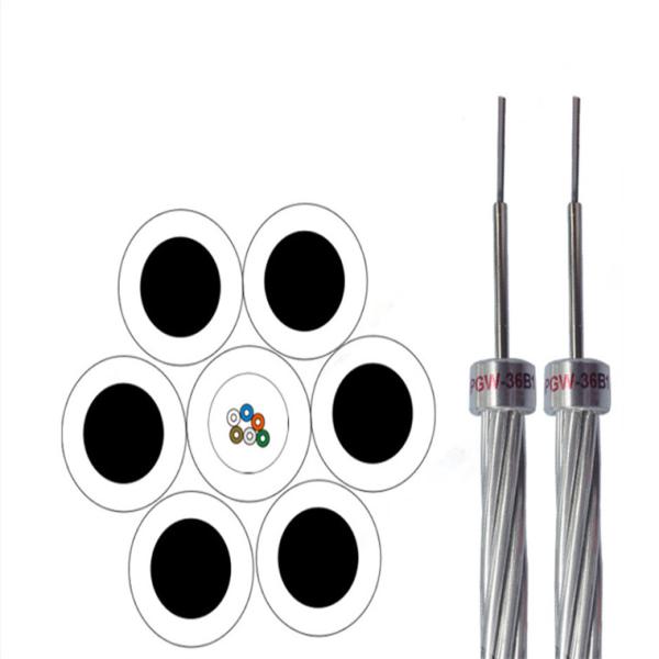 Overhead Ground Wire OPGW Cable Aluminum Clad Steel Wire Optical Fiber OPGW