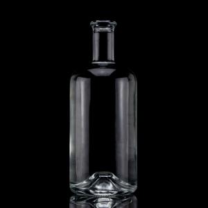 Wholesale Glass Bottle For Liquor 750ml Capacity Acid Etch Surface Glass Material from china suppliers