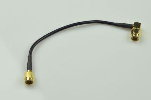 Wholesale RF Connctor SMA Female Right Angle To SMA Male Straight Coaxial Cable Assemblies from china suppliers