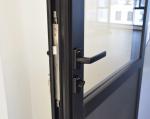 Modern Exterior Security Waterproof Aluminum Alloy Casement Doors With 10