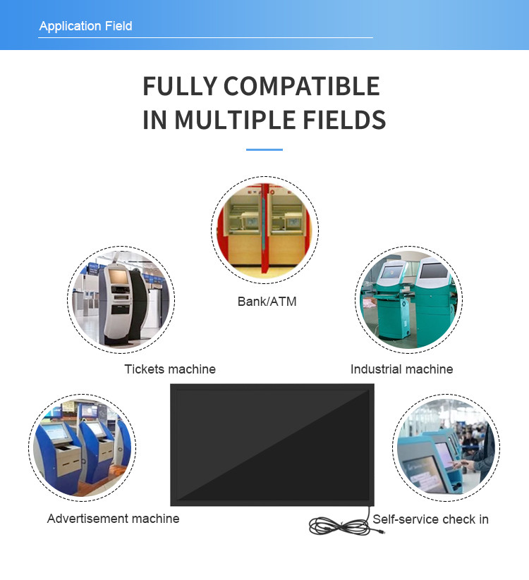 75'' 16:9 Ratio Multi-Touch IR Touch Frame,Touch Screen Overlay Kit