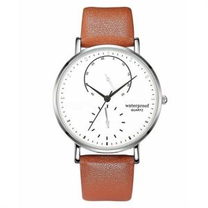 Wholesale Waterproof Seal Couple Quartz Watch 20mm Strap Mineral Glass from china suppliers