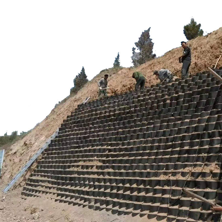 Geocell for Highway Embankment Protection Durable and Affordable Plastic Material