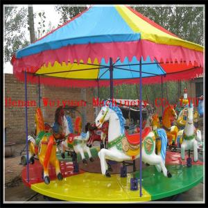 Wholesale City &amp; Countryside Outdoor Playground Simple Kids Amusement Carousel Horse Ride for Sale from china suppliers