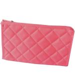 Personalized Small Polyester Zippered Cosmetic Bag , Red / Blue / Yellow / Black