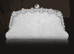 Classic full crystal rhinestone clutch dinner evening lady bride bridesmaid