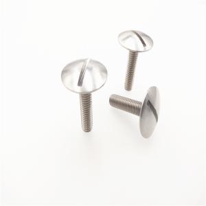 Wholesale Stainless Steel Extra-Wide Truss Head Slotted Screws GB947 Big Truss Head Slotted Drive Screws ASME B18.6.3 Screw from china suppliers