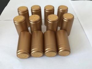 Wholesale Wholesale hot sale PVC Shrink Sleeve Capsule for Olive Oil Bottle Cap gold color capsule for wine bottle from china suppliers