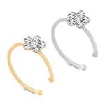 Trendy Colorful Nostril Stainless Nose Hoop Plum Nose Rings Clip On Nose Ring