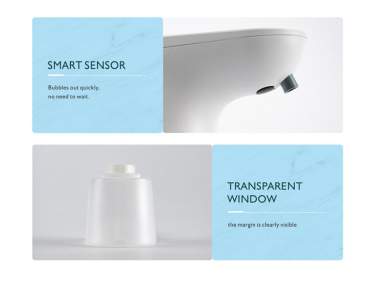 Green Battery Operated Sanitizer Dispenser 0.26S 250ML