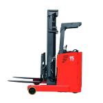 Stand Up Electric Reach Truck With EPS PU Tire AC Motor Wireless Camera