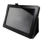 Black / White Tablet PC Protective Case Leather Flip For Asus ME301