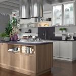 Kitchen Cabinets With Built-In Appliances 304 Stainless Steel Cabinetry