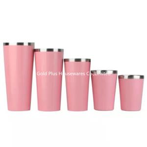 Wholesale Drinkware in stock beer custom tumbler cups food grade 304 stainless steel thermal travel mug 16oz vacuum wine tumbler from china suppliers