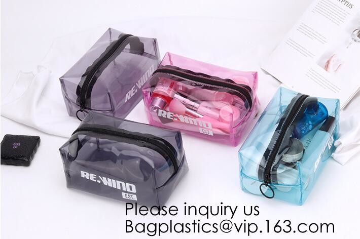 Waterproof PVC Cosmetic Pouch Wholesale Cheap Make Up Makeup Case Bag Travel Toiletry Pouch Organizer, bagease, bagplast