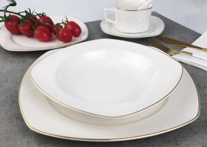 Wholesale Real Gold Line Southwestern Dinnerware Sets Eco - Friendly Hand Painted from china suppliers