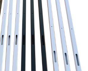 Wholesale Heavy Duty Aluminium Uprights 20x20x2mm For Aluminium Burglar Trellis Gate from china suppliers