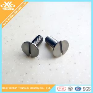 Wholesale Gr5 Titanium Slotted Flat Head Machine Screws from china suppliers