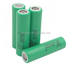 Wholesale SUN EASE original new stock samsung inr18650-25r 2500mAh li ion 3.7V 2500mAh rechargeable 2.5Ah samsung 18650 battery from china suppliers
