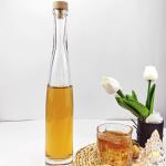 Transparent Glass Bottle for Olive Oil 250ml 500ml 750ml Sealing Type Cork