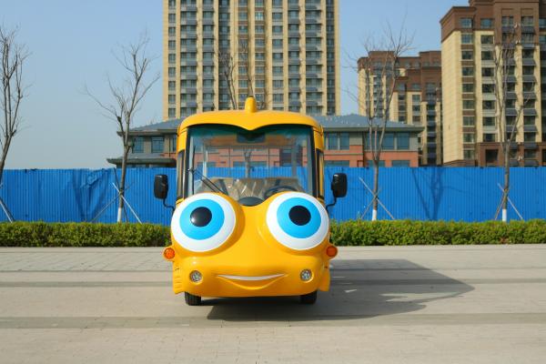 14-Seat Doorless Convertible Electric Sightseeing Bus With Lithium Battery For