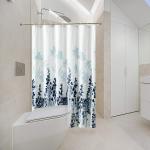 Walmart Bathroom Polyester Shower Curtain Liner for Bathroom Luxury Shower