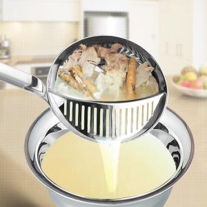 Wholesale SS Kitchen Utensil Sets Spoon Strainer Detachable Hot Pot Filter Spoon from china suppliers